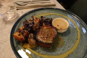 Juicy Marble Steak  at Bistro Verde in Copenhagen