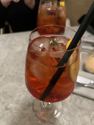 GranatapfelSpritz  at Bistro Verde in Copenhagen
