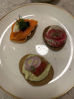 Blinis Trio  at Bistro Verde in Copenhagen