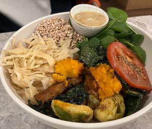 Buddha bowl   at Bistro Verde in Copenhagen
