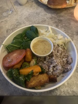 Winter Buddha bowl  at Bistro Verde in Copenhagen
