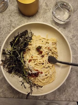 Carbonara 😍🤤 at Bistro Verde in Copenhagen