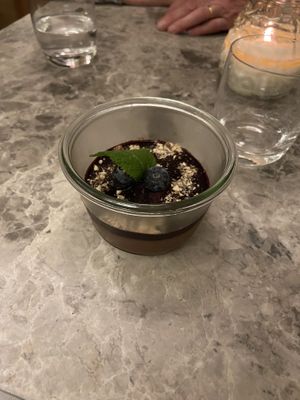 Some chocolate pudding thing.  at Bistro Verde in Copenhagen