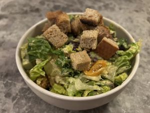 caesar salad as a side  at Bistro Verde in Copenhagen