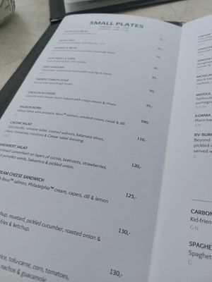 Menú at Bistro Verde in Copenhagen