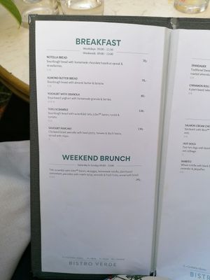  at Bistro Verde in Copenhagen