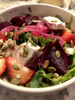 Incredible salad! So delicious.   at Bistro Verde in Copenhagen