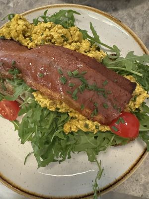 Tofu scramble   at Bistro Verde in Copenhagen