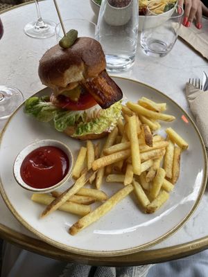 Burger  at Bistro Verde in Copenhagen