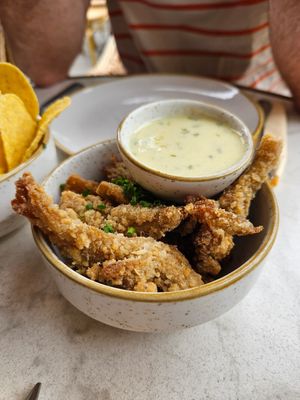 Oystern Shrooms at Bistro Verde in Copenhagen