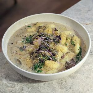 Vegan Gnocchi at Bistro Verde in Copenhagen