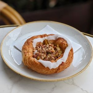 Vegan Spandauer at Bistro Verde in Copenhagen