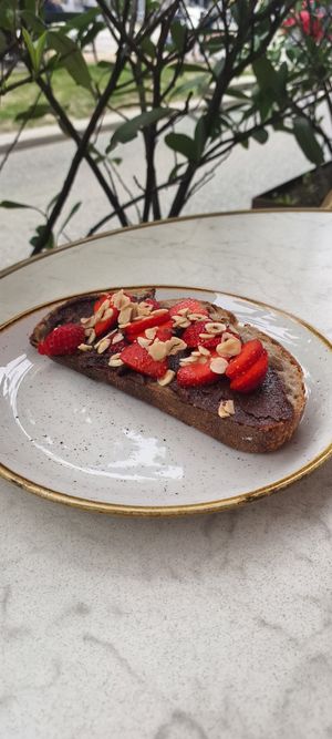 Notella bread at Bistro Verde in Copenhagen