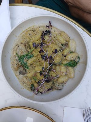 Gnocchi at Bistro Verde in Copenhagen