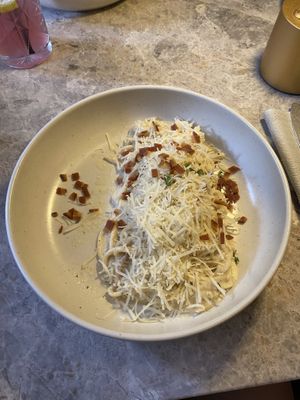 Carbonara  at Bistro Verde in Copenhagen