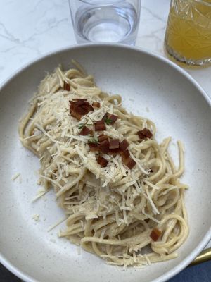 Carbonara  at Bistro Verde in Copenhagen