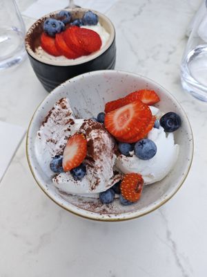 Vanilla ice cream at Bistro Verde in Copenhagen