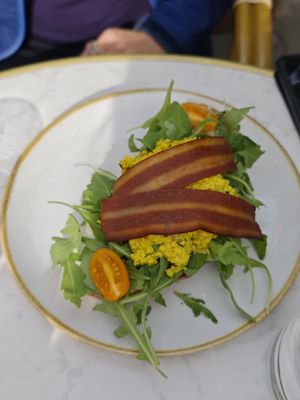 Tofu scramble at Bistro Verde in Copenhagen