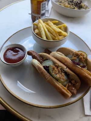Hot Dogs at Bistro Verde in Copenhagen