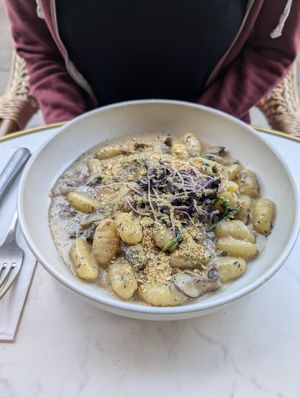 Gnocchi at Bistro Verde in Copenhagen