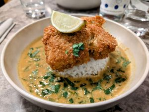 Tofu Korma at Bistro Verde in Copenhagen