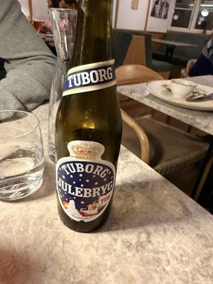 Christmas beer  at Bistro Verde in Copenhagen