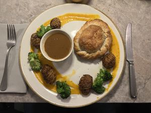 Mushroom Wellington   at Bistro Verde in Copenhagen