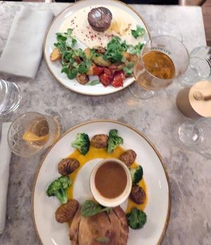 Vegan 'steak' and wellington at Bistro Verde in Copenhagen