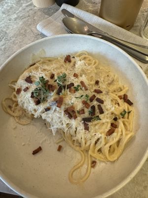 Carbonara    at Bistro Verde in Copenhagen
