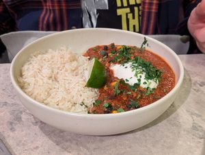 Chilli sin carne at Bistro Verde in Copenhagen