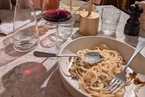 Carbonara at Bistro Verde in Copenhagen