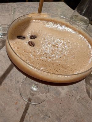 Espresso martini at Bistro Verde in Copenhagen