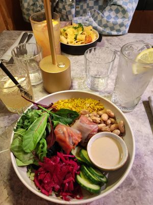 Summer Eve BB, Mac & Cheese Rigatoni at Bistro Verde in Copenhagen