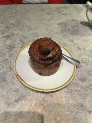 Cinnamon roll   at Bistro Verde in Copenhagen