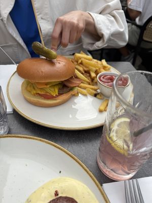 Burger   at Bistro Verde in Copenhagen