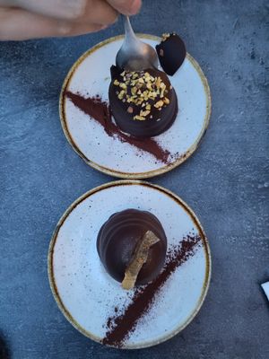 Dessert at Bistro Verde in Copenhagen