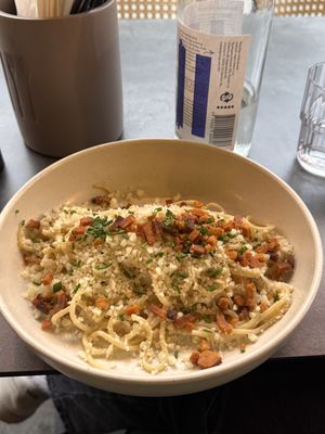 Carbonara  at Bistro Verde in Copenhagen
