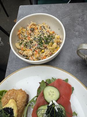 Rice salad  at Bistro Verde in Copenhagen