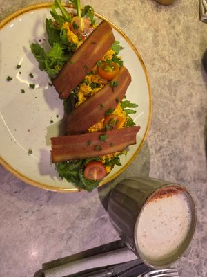 Scrambled Tofu at Bistro Verde in Copenhagen