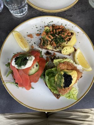 Smørrebrød  at Bistro Verde in Copenhagen