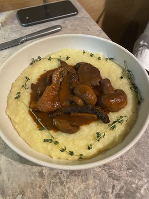Mushroom Bourguignon  at Bistro Verde in Copenhagen