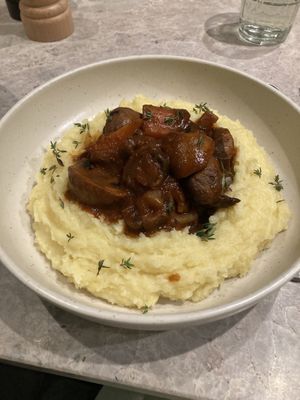 Mushroom Bourguignon  at Bistro Verde in Copenhagen