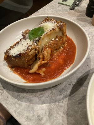 Lasagna  at Bistro Verde in Copenhagen