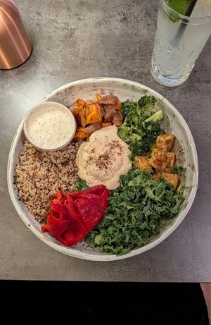 Winter Bowl, great value for money! at Bistro Verde in Copenhagen