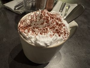 choccy milk was very goodd  at Bistro Verde in Copenhagen