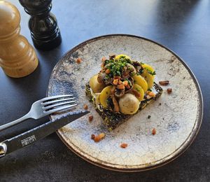 Potato smørrebrød at Bistro Verde in Copenhagen