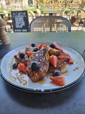 White Miso Frenchtoast at Bistro Verde in Copenhagen