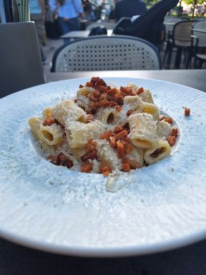 Cabonara at Bistro Verde in Copenhagen