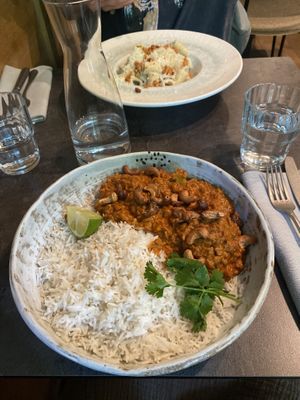 Peanut butter stew  at Bistro Verde in Copenhagen