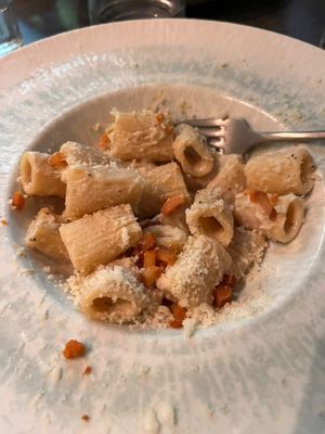 Pasta carbonara  at Bistro Verde in Copenhagen